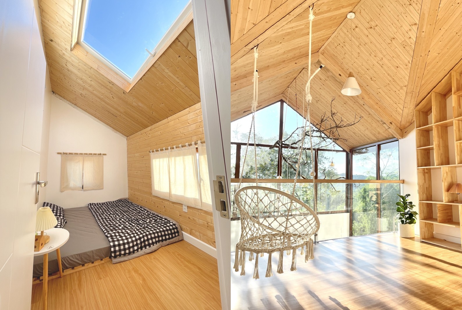 Cô gái về quê dựng ngôi nhà gỗ cheo leo bên sườn núi đẹp mê hồn - ảnh 8